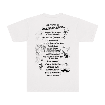 Death By Sexy Tracklist Tee