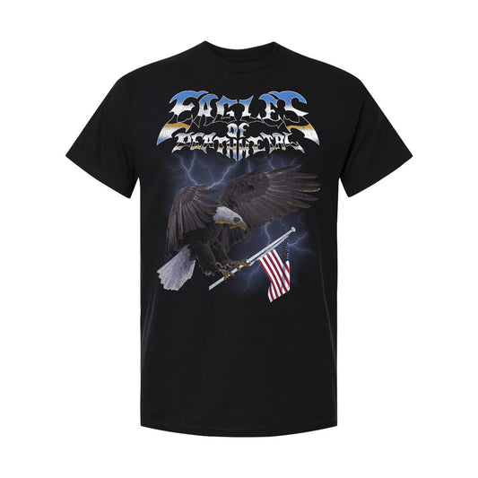 Lighting Eagle American Flag Tee