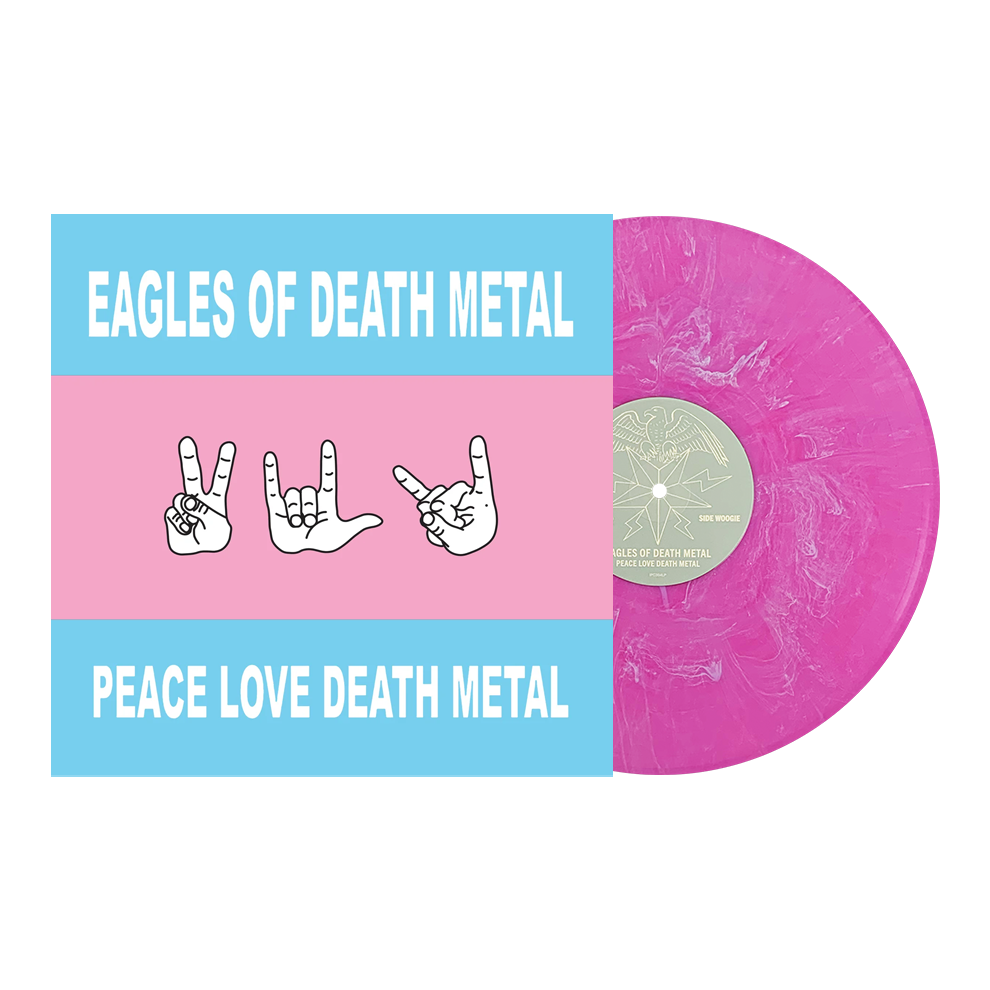 Peace Love Death Metal LP - Cotton Candy